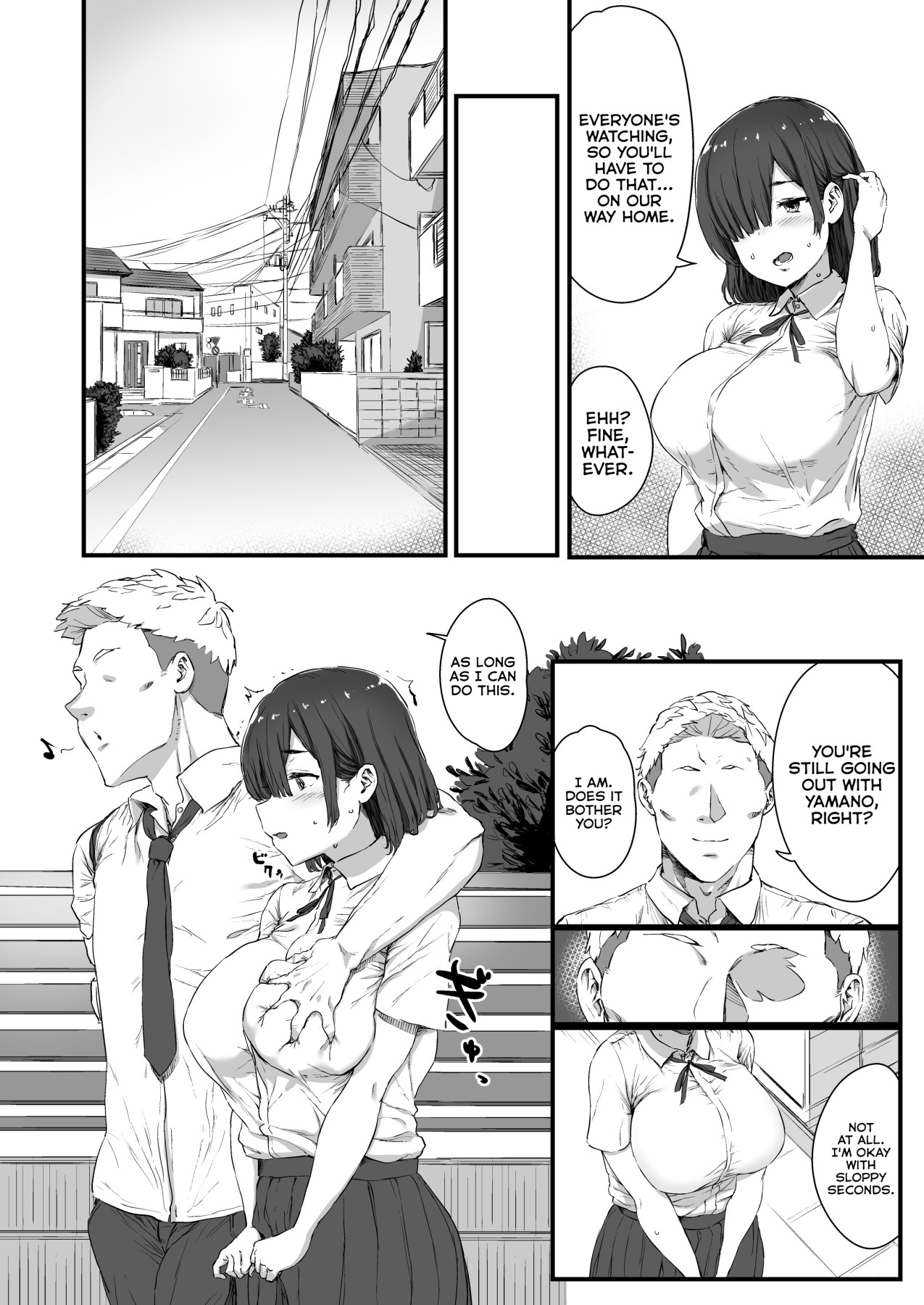 Hentai Manga Comic-Mei-san Who's Having Sex With Another Man At Her Boyfriend's Request-Read-5